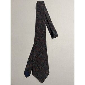 Unbranded Handmade Men's Leaf Patterned Necktie, No Tag #810